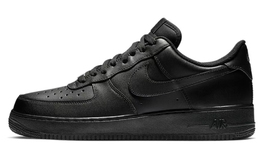 Nike: Чёрные кроссовки  Air Force 1