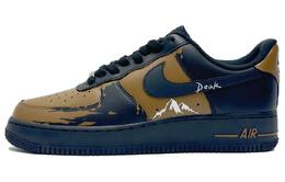 Nike: Оранжевые кроссовки  Air Force 1