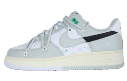 Nike: Зелёные кроссовки  Air Force 1