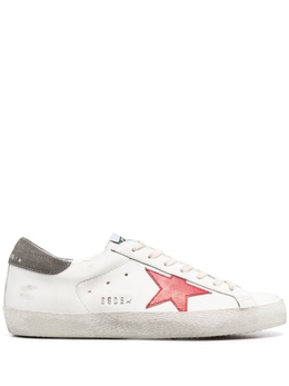 Golden Goose: Белые кеды  Super Star