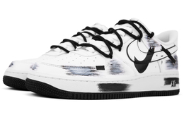 Nike: Чёрные кроссовки  Air Force 1