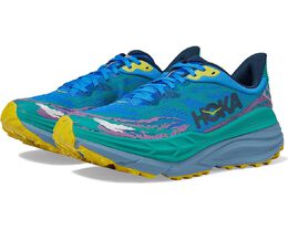 HOKA: Голубые кроссовки 