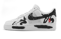 Nike: Чёрные кроссовки  Air Force 1