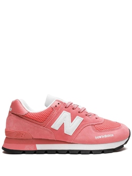 New Balance: Розовые кроссовки  574