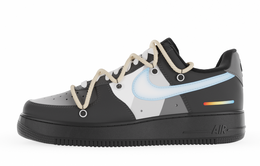 Nike: Чёрные кроссовки  Air Force 1