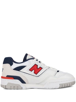 New Balance: Белые кроссовки  550