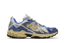 New Balance: Голубые кроссовки 
