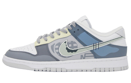 Nike: Серые кроссовки  Dunk