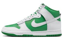 Nike: Зелёные кроссовки  Dunk High