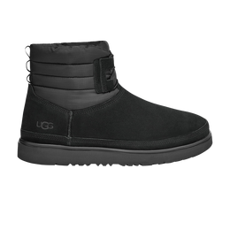 UGG: Чёрные ботинки  Classic Mini