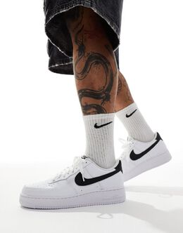 Nike: Чёрные кроссовки  Air Force 1