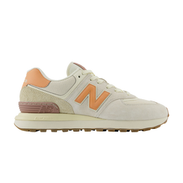 New Balance: Белые кроссовки  574