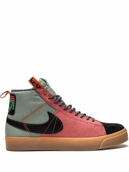 Nike: Зелёные кеды  SB Zoom Blazer Mid