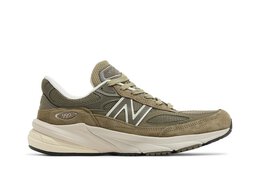 New Balance: Зелёные кроссовки 