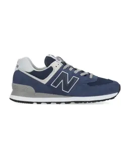 New Balance: Синие кроссовки 