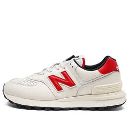 New Balance: Белые кроссовки  574