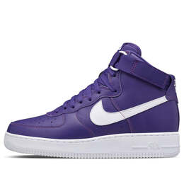 Nike: Фиолетовые кроссовки  Air Force 1 High