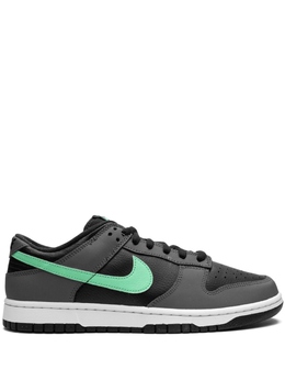 Nike: Чёрные кроссовки  Dunk Low Retro