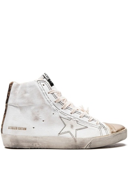 Golden Goose: Белые кеды  Francy