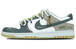 Nike: Зелёные кроссовки  Dunk
