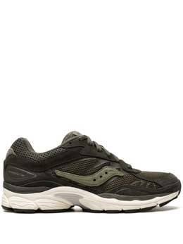 Saucony: Зелёные кроссовки 
