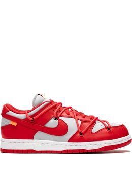 Nike: Красные кроссовки  Dunk Low