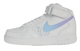 Nike: Голубые кроссовки  Air Force 1