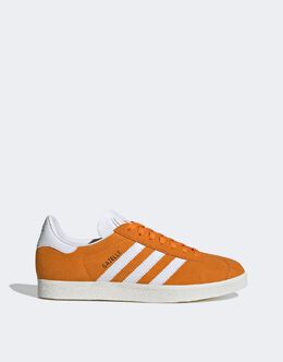 Adidas: Оранжевые кроссовки  Gazelle