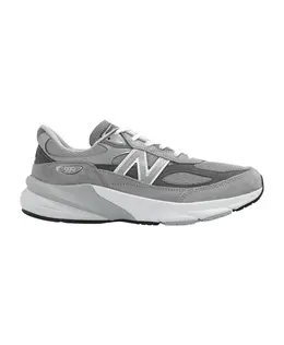 New Balance: Серые кроссовки 