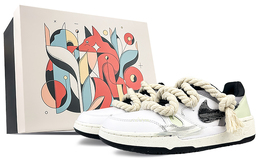 Nike: Белые кроссовки 