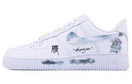 Nike: Зелёные кроссовки  Air Force 1