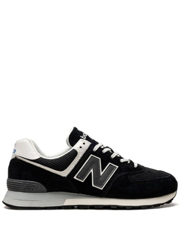 New Balance: Чёрные кроссовки  574