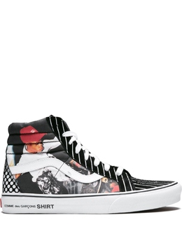 Vans: Чёрные кеды  SK8-Hi Reissue