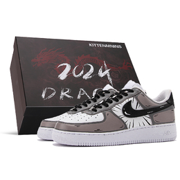 Nike: Коричневые кроссовки  Air Force 1