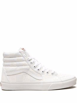Vans: Белые кеды  Sk8-Hi