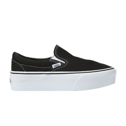 Vans: Чёрные кроссовки  Classic Slip On