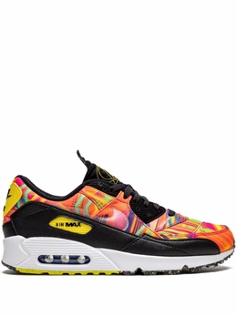 Nike: Чёрные кроссовки  Air Max 90