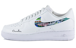 Nike: Белые кроссовки  Air Force 1