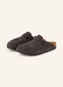 Birkenstock: Тёмные сабо 