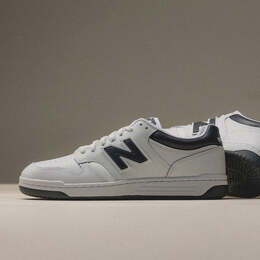 New Balance: Белые кроссовки 