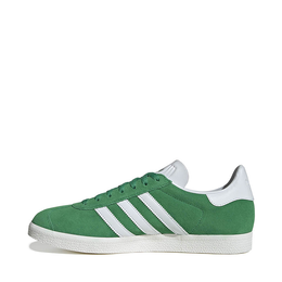 Adidas: Зелёные кроссовки  Gazelle