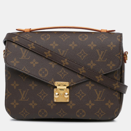 Louis Vuitton: Коричневая сумка  Pochette