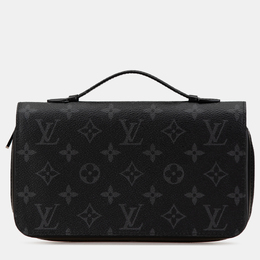 Louis Vuitton: Чёрный кошелёк  Zippy