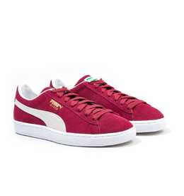 PUMA: Бордовые кроссовки  Classics