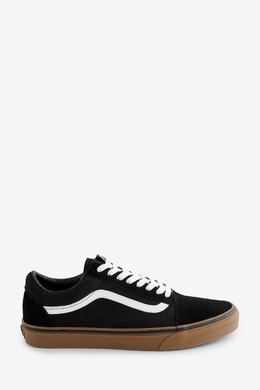 Vans: Чёрные кроссовки  Old Skool