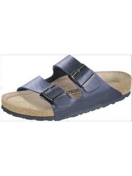 Birkenstock: Синие сабо 