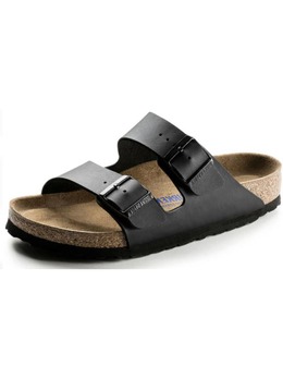 Birkenstock: Чёрные сабо 