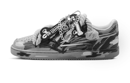 Nike: Серые кеды 