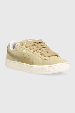 PUMA: Бежевые кроссовки  Suede