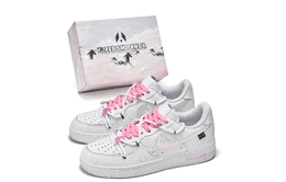 Nike: Серые кроссовки  Air Force 1